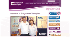 Desktop Screenshot of enlightenedtherapies.com